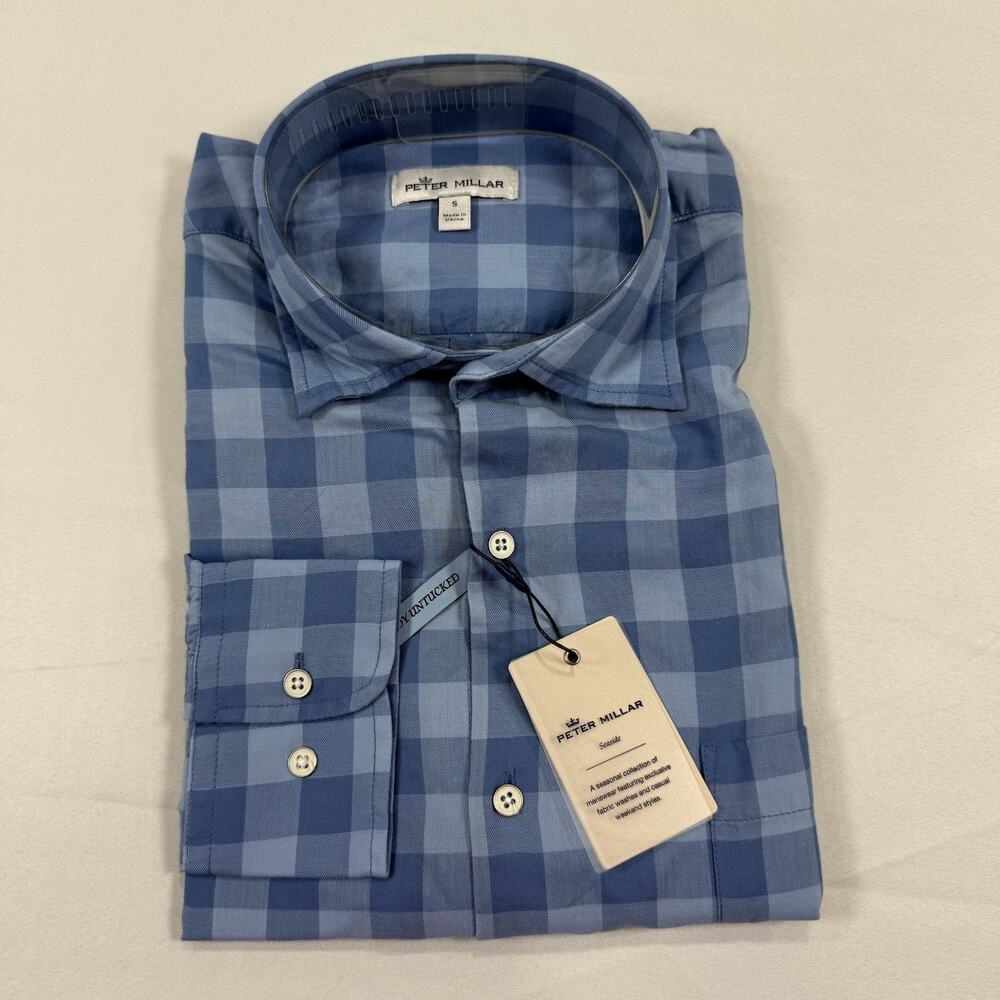 Peter Millar Seaside Button Down Shirt Size Small NWT $148